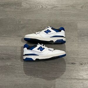 New balance 550s men's blue/ white team royal shoes